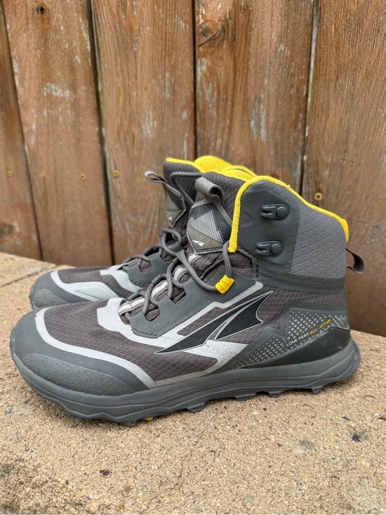 Altra Ego Men’s Lone Peak Gray All Weather Mid Trail Shoes Boots Size 7 40